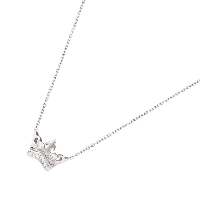 crown, necklace, sterling silver, woman - AWNLJEWELS