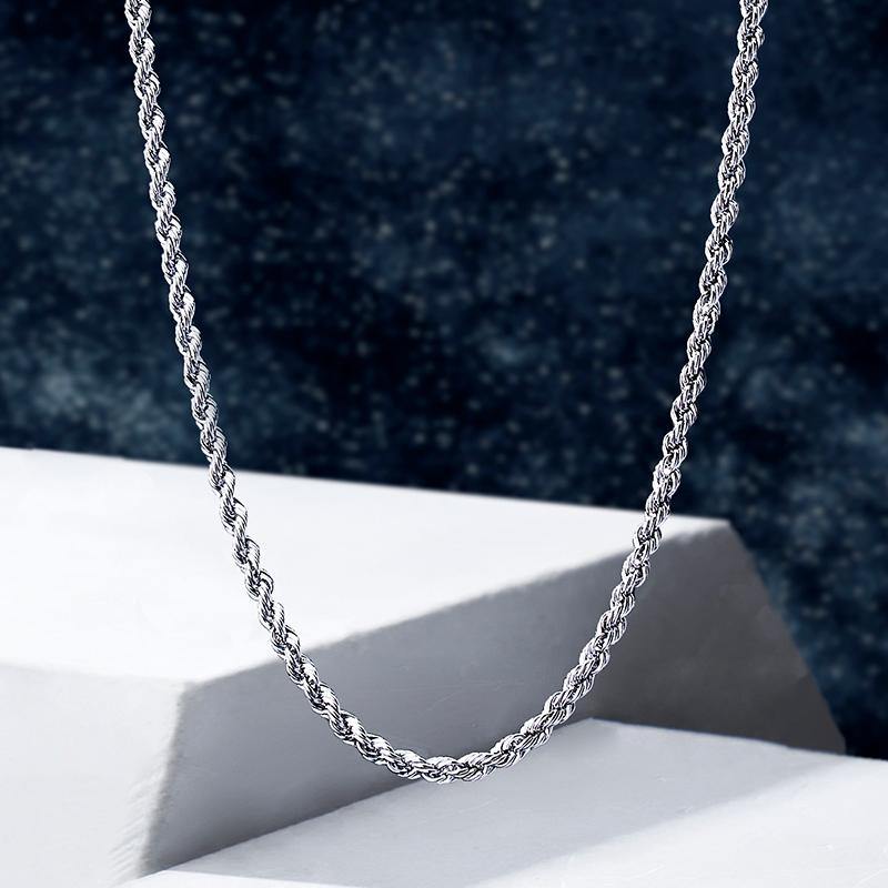 chain, for him, man, necklace, sterling silver - AWNLJEWELS