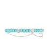 Women's Double Chain Bracelet of Luck with Peruvian Amazonite