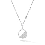 for her, meteorite, necklace, sterling silver, Tree of life, woman - AWNLJEWELS