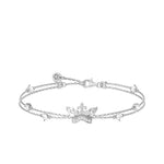 Women's Sterling Silver Bracelet of Crown